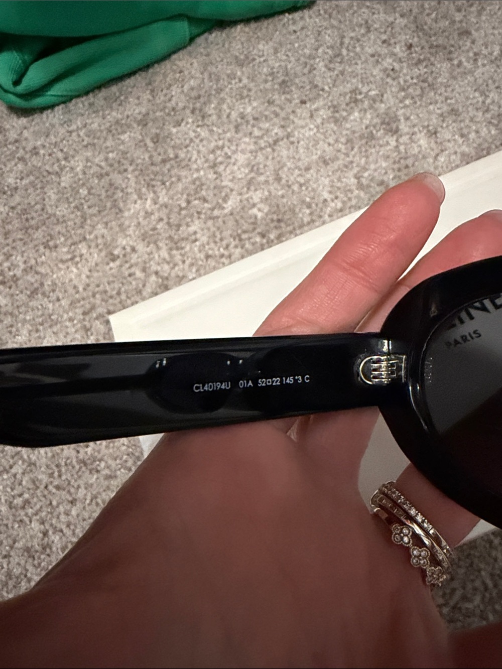 Celine Triomphe Oval Sunglasses - Picture 5 of 10